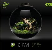 Bioart cylinder 225 zwart - glazen domes met ledverlichting