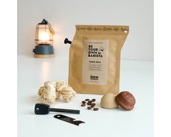 Brievenbus Cadeau Man - Brievenbus Cadeau Verjaardag - Cadeau voor Mannen - Vaderdag Cadeau - Magnesium Vuurstarter Brievenbuspakket - Relatiegeschenken Bedankt - Koffie Cadeau Coffee Brewer - Mannen Cadeautjes Geschenkset - Afscheid Collega - Kado