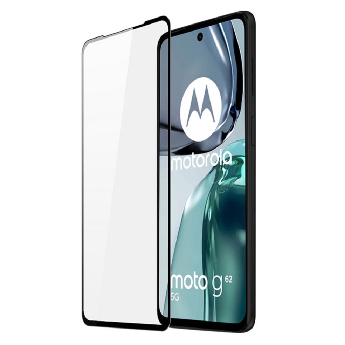 Full Cover Full Glue 9H Glass Screen Protector for Motorola Moto G62/53/G73 5G