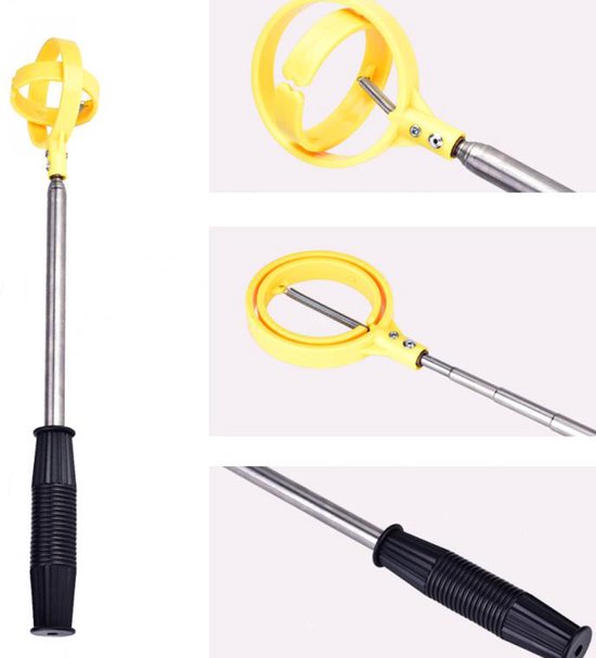 Golfbalhengel - Golfbal Hengel Geel - Golf Accessoires - Golfbal Retriever- Golf Spullen van FastFold — afbeelding 3