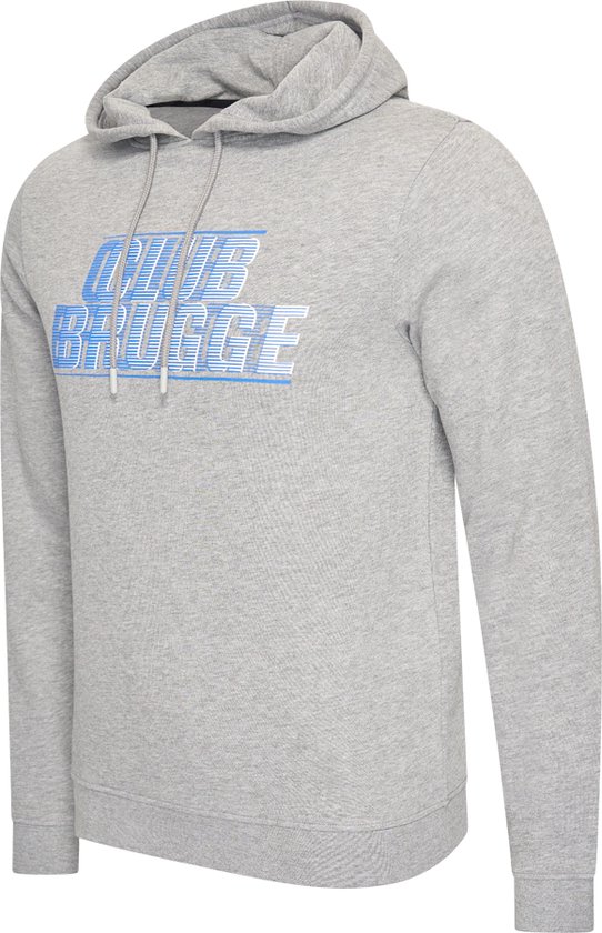 Sweat à capuche Club Brugge pour adulte - taille XL - Grijs - Sweat à capuche Bruges pour homme et femme - Sweat à capuche officiel Club Brugge