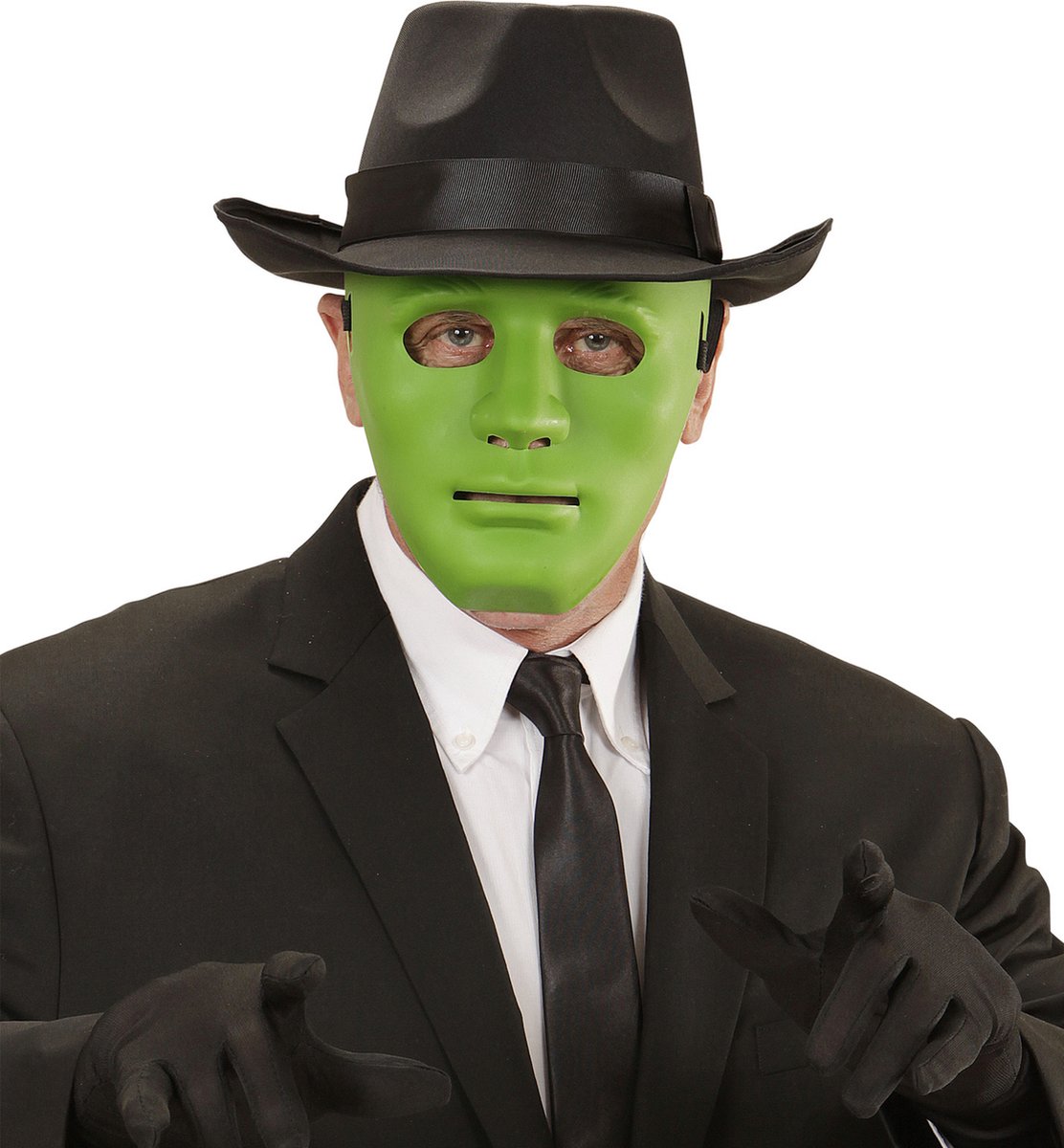 Anonymous masker groen