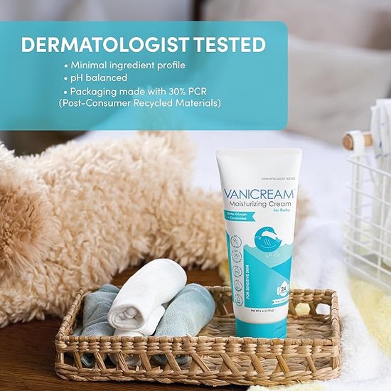 Vanicream - Baby Moisturizing Cream - Hydraterende Crème - 170g van Merkloos — afbeelding 2
