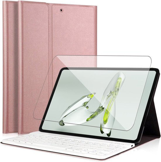 MEMELOKA OnePlus Pad Go Case Transparent Soft TPU Silicone Shockproof Scratch-Resistant Bumper with Reinforced Corners