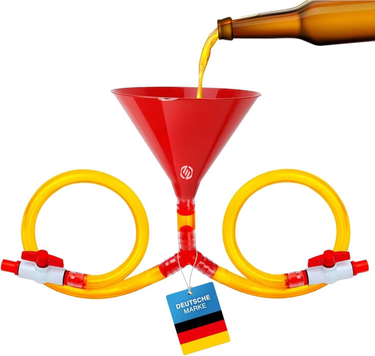 Equivera Biertrechter - Drank Trechter - Bier Tornado - Bier Snorkel - Cadeau