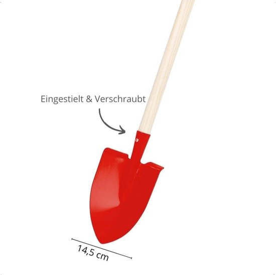 5-delige tuingereedschapsset voor kinderen - Schep, Hark, Bezem, en meer — afbeelding 2