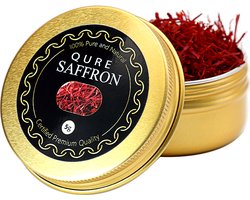 Saffraan van 5 gram | 100% Pure | Super Negin Kwaliteit Saffraandraadjes | Gecertificeerd Klasse 1
