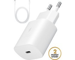 Golden Sound Origineel 45W snellader - USB-C aansluiting - 2 meter draad - Power adapter - Super Snel Laden - Oplader geschikt voor Samsung - Geschikt voor Iphone 15 en 16