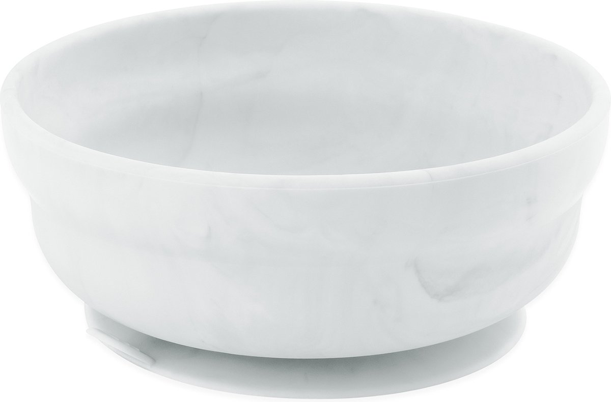 Goedkoopste Bumkins - Siliconen kom met zuignap - Marmer