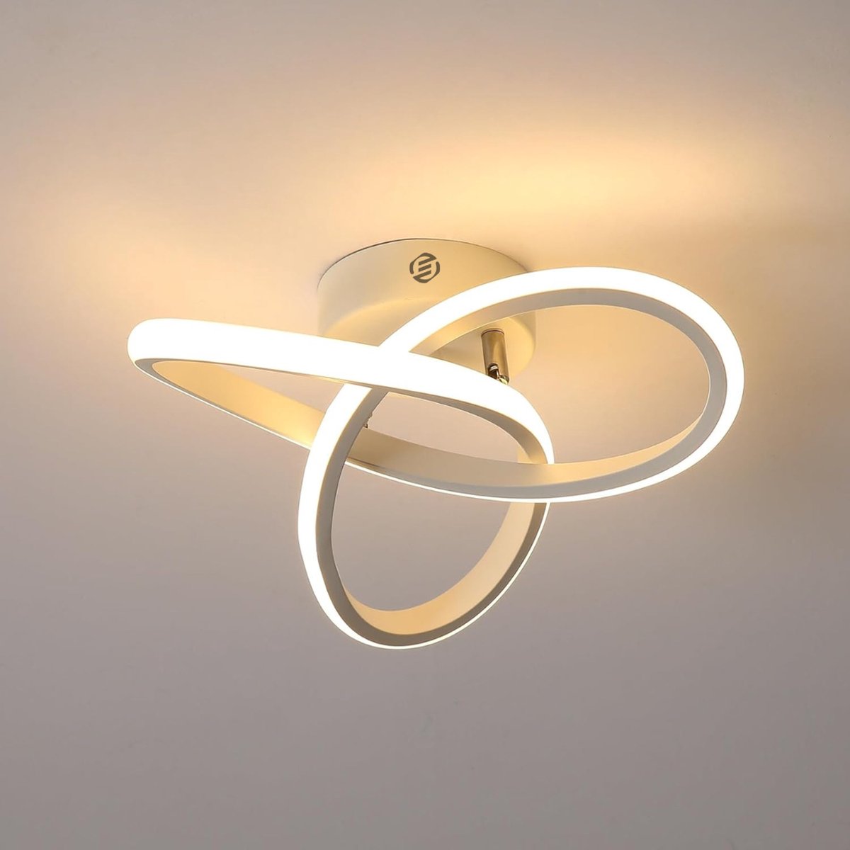 Equivera Plafonaire Lamp - Lamp - Plafond Lamp - Plafonnaire Lamp - Plafondlamp Wit