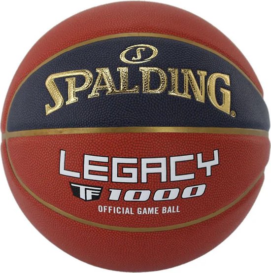 Spalding Legacy Tf1000 (Size 7) Basketbal Heren - Oranje / Marine | Maat: 7