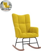 Fauteuil - Fauteuil relax - Fauteuil relax - Chaise - Avec accoudoir - Pour une personne - Jaune moutarde