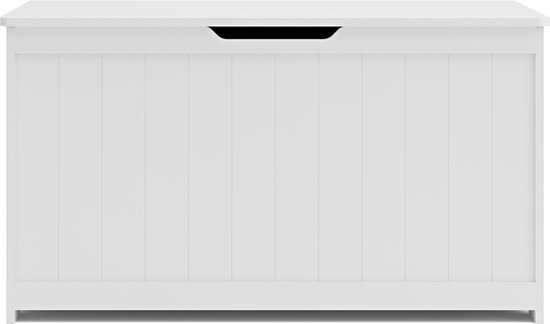 MISOU Opbergbox - met Deksel - Speelgoed - Opberger - Speelgoedbak - Opbergdoos - Wit