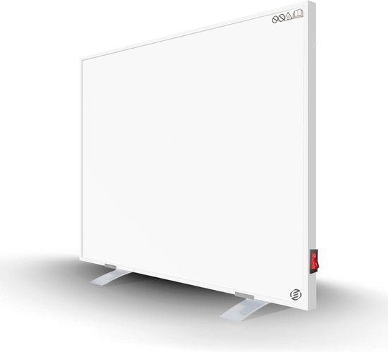 Equivera Wandkachel - Wandverwarming Elektrisch - Keramische Kachel - Heater Kachelventilator - Premium