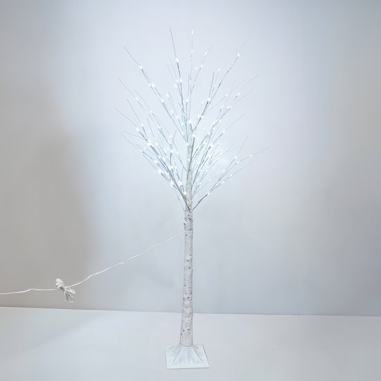 Arbre lumineux en bouleau pour intérieur - 60 cm - 144 LED blanc chaud - Branches décoratives - Fonctionne sur piles - Décoration de Noël pour fête, anniversaire, mariage Arbre lumineux en bouleau pour intérieur - 60 cm - 144 LED blanc chaud - Branches décoratives - Fonctionne sur piles - Décoration de Noël pour fête, anniversaire, mariage