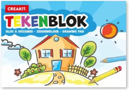 Pelikan Zeichenblock A3, 20 Blatt, 1 Stück, Motiv 2-fach sortiert | duo