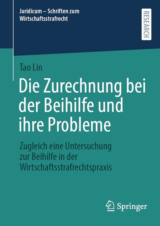 Social Science and Law (German Language) - Die Zurechnung be ... - cover
