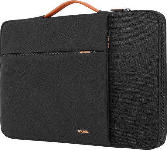 Sounix Laptophoes 15.6 inch – Laptoptas – Laptop Sleeve met Extra Vakken