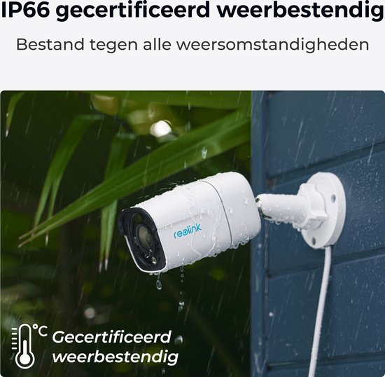 Reolink 12MP PoE Outdoor Bullet Camera, Persoon/Voertuig/Dierwaarschuwingen, Hoge Definitie, Kleuren Nachtzicht, 2-weg Gesprek van Reolink — afbeelding 4