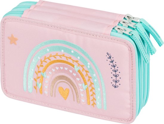Foto: Baagl luxe etui regenboog 3 ritsen