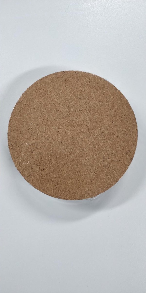 Benson Set van 6 kurken onderzetters - 10 cm diameter - voor glazen en bekers