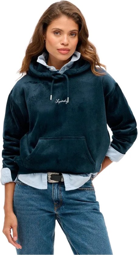 superdry hoodie blauw dames