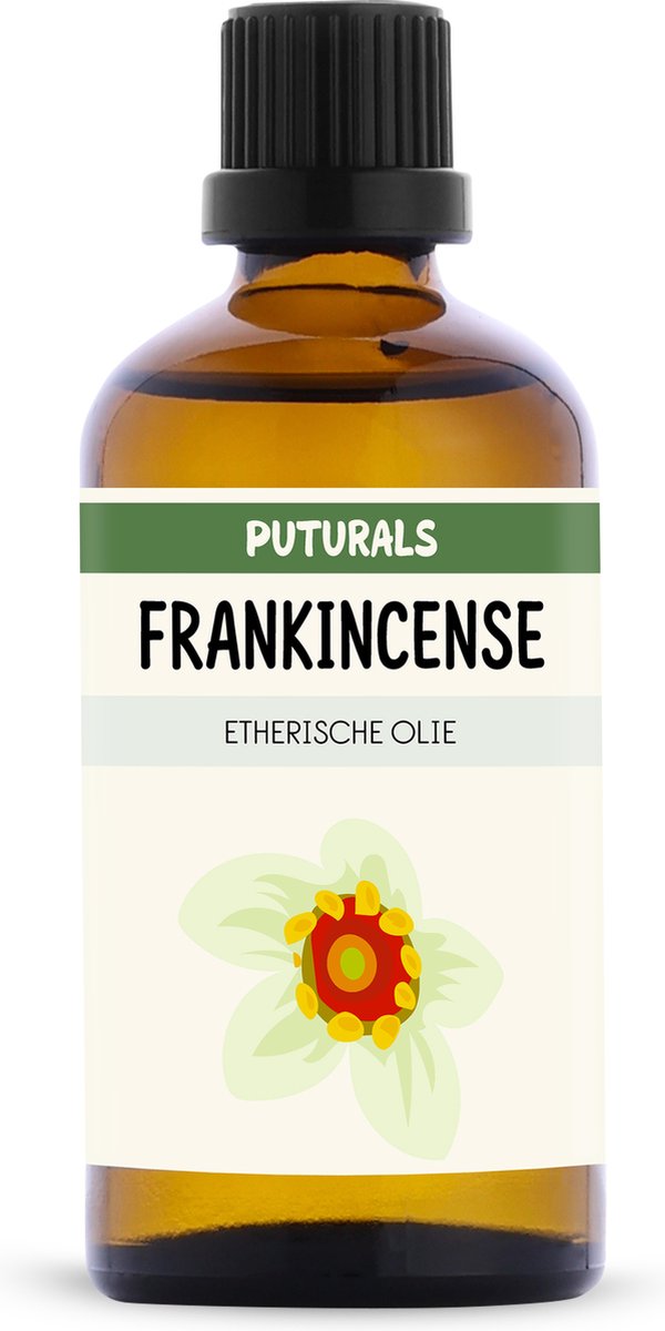 Goedkoopste Puturals Frankincense Olie 100 Biologisch - 100ml - Puur en Vegan - Frankincense Etherische Olie voor Huid, Haar en Aromatherapie