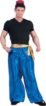 Costume 1001 Nuit & Arabe & Moyen-Orient | Pantalon 1001 Nights Homme Bleu | Taille unique | Costume de carnaval | Déguisements