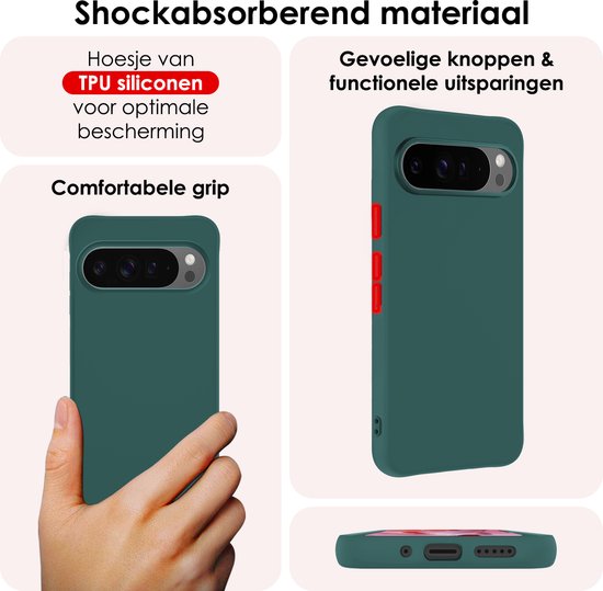 Coque Odeydo Pixel 9 Pro XL – Militaire Verte – Antichoc – Antidérapante – Neuf