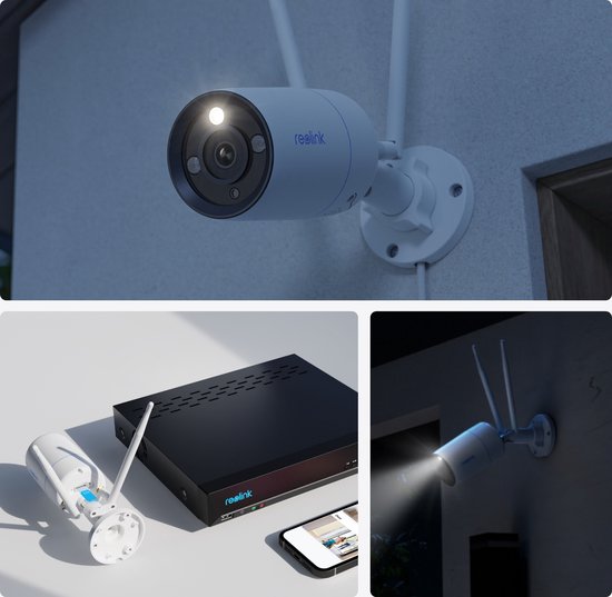 Reolink 4K Wi-Fi 6 camera voor buiten, 2,4/5 GHz dual-band wifi, nachtzicht in kleur, detectie van personen/voertuigen/dieren van Reolink — afbeelding 2