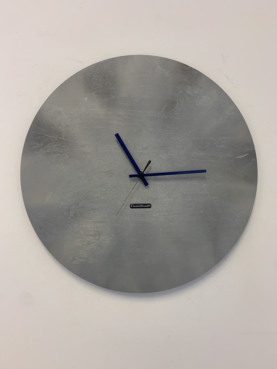 ChantalBrandO Wandklok BRETAGNE XL Modern Industrieel Design