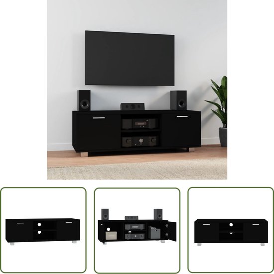 Tv-meubel 80x35x36,5 cm bewerkt hout wit van vidaXL tv