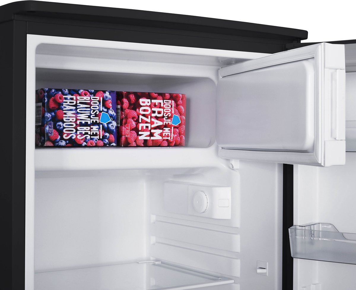 Tomado TRT5501B Tafelmodel koelkast energiezuinig - 109 liter - Met vriesvak - 55 cm breed - Stil: 37 dB - Led-verlichting - Energielabel C - Vrijstaand - Zwart — afbeelding 4