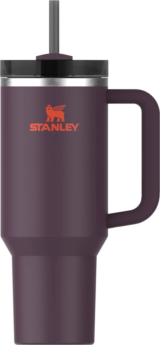 Stanley Quencher H2.0 Flowstate Tumbler - Plum - 1.2L - RVS - Stanley Cup met Rietje - Thermosbeker - Thermosfles - Beker - Drinkbeker - Drinkfles - Mug - Waterfles