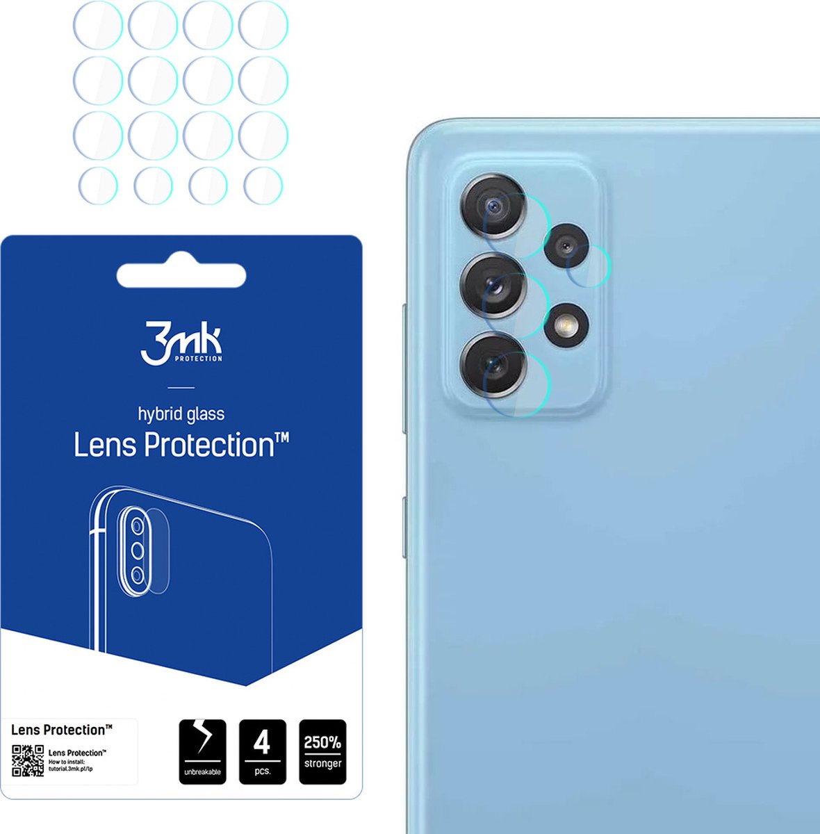 Samsung Galaxy A72 4G - 3mk Lens Protection
