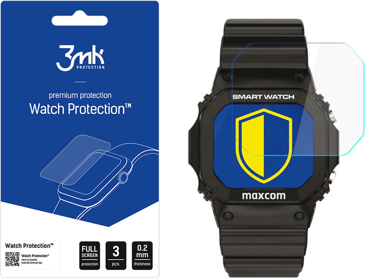 MAXCOM Fit FW22 - 3mk Watch Protection v. FlexibleGlass Lite