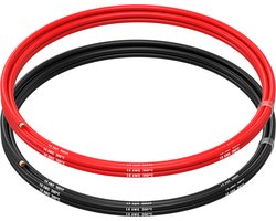 MMOBIEL 16 AWG Siliconen Elektrische Draad - 16 Gauge (1.31mm²) Vertinde Koperkabel 1,5 m - 2 Aparte Draden Rood & Zwart voor RC, Drones, 3D Printers, Batterijen, Luidsprekerdraden, Led Strips