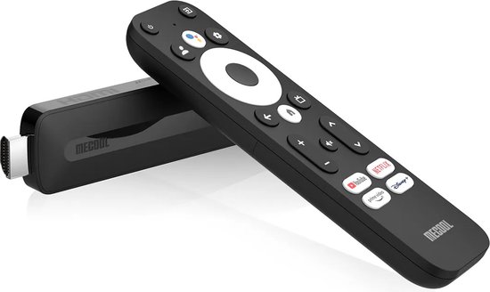 Chromecast - Built In Chromecast - Chromecast voor TV - 4K ondersteuning - Media Streamer- Internationale versie met Alexa Voice Remote - Mecool - HD-streamingapparaat