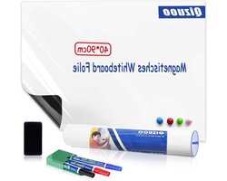 thumbnail: Magneetfolie Whiteboard 40x90 Cm - Zelfklevend Afwisbaar Bord Voor Kantoor, School Of Thuis