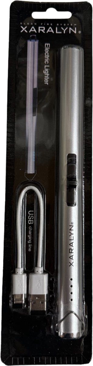 Goedkoopste Xaralyn Elektrische oplaadbare extra lange aansteker - USB opladen - Veilig aansteken haard, kaars, BBQ
