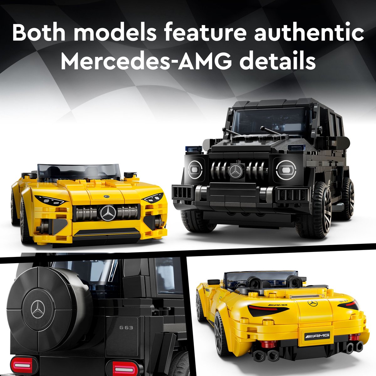 LEGO Speed Champions Mercedes-AMG G 63 en Mercedes-AMG SL 63 - 76924 – foto 7