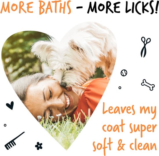 Bugalugs - Shampoo voor stinkende honden met geurneutralisator - Alle vachttypes - Fles met pompje - Vegan - 500 ml