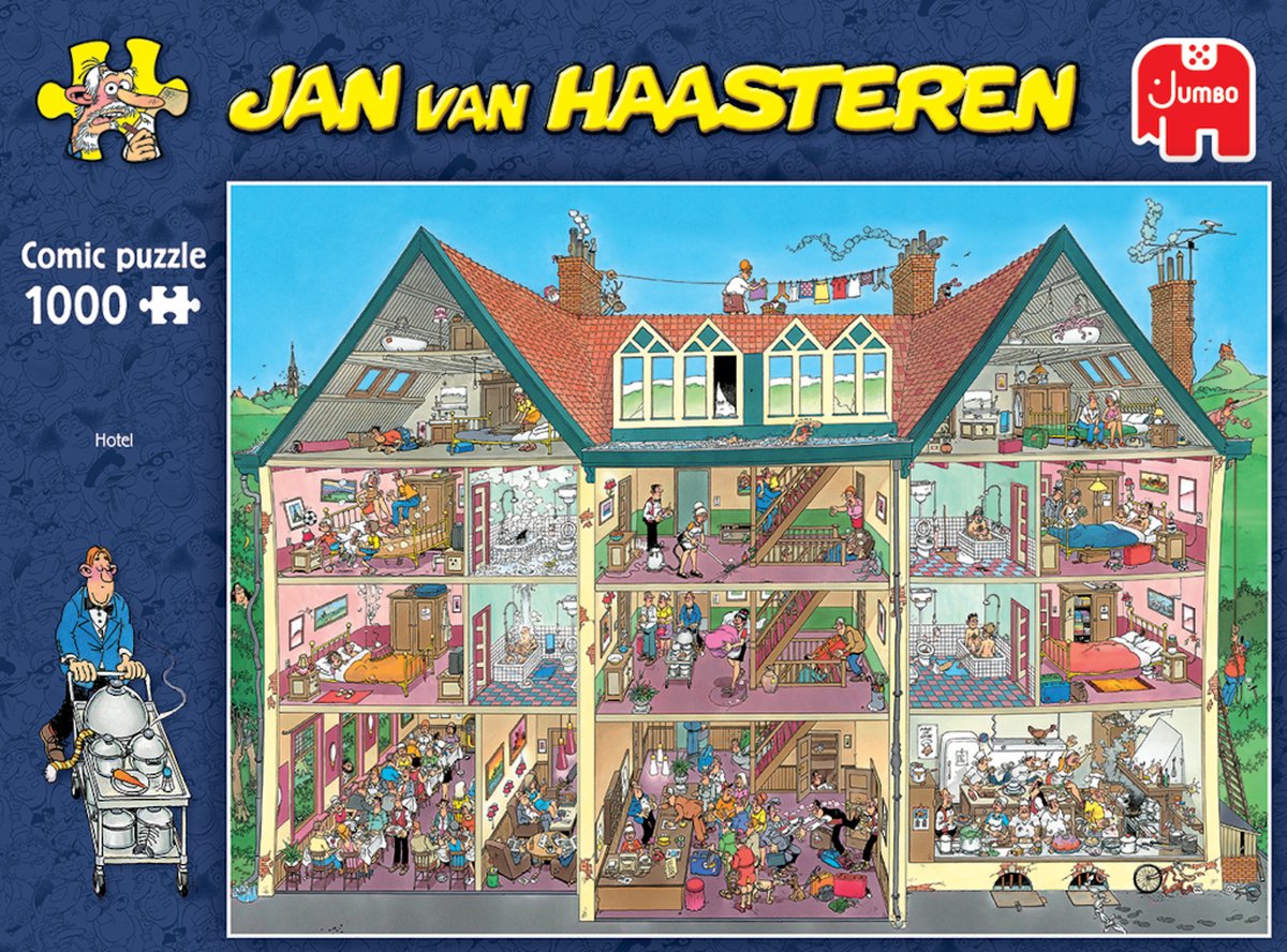 Jan van Haasteren - Hotel - 1000 stukjes op Prijzenvolger.com