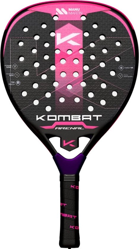 Kombat Arenal - 18K (Diamant) - 2025 padel racket + RUGZAK