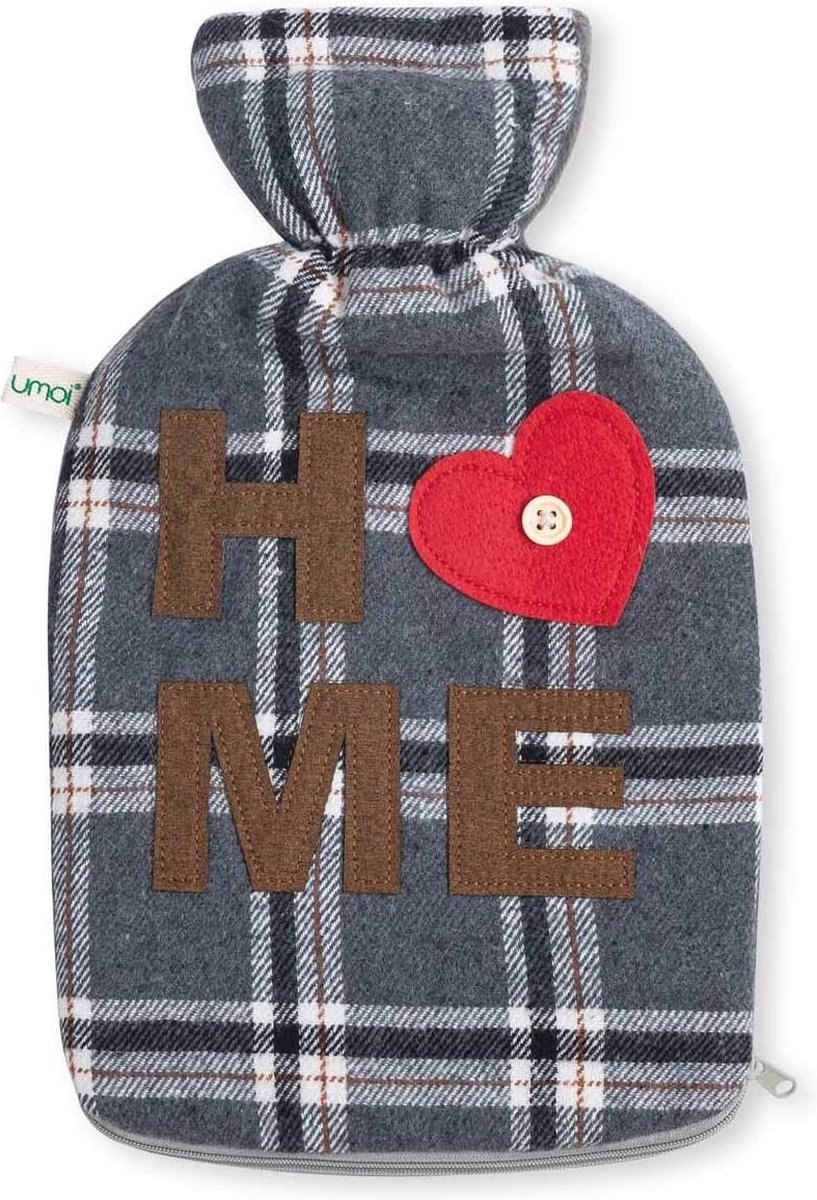 1.8 Liter Warmtekussen met Zachte Fleece Hoes en Rits - Veilig en Comfortabel
