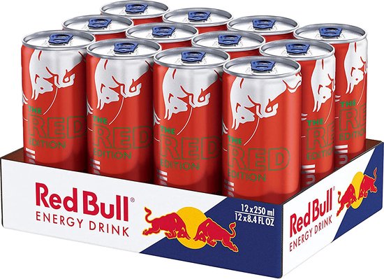Tray Red Bull - Red Edition Watermeloen - 12x25cl