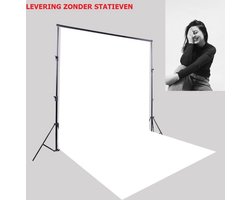 DONZA - Whitescreen - 160 * 200cm - Uittrekbare wit screen - fotostudio met Chromakey effect - film shooting background - backdrops fotografie - fotografie, video en televisie whitescreen- wit fotodoek - Achtergronddoek Voor Fotostudio DONZA - Whitescreen - 160 * 200cm - Uittrekbare wit screen - fotostudio met Chromakey effect - film shooting background - backdrops fotografie - fotografie, video en televisie whitescreen- wit fotodoek - Achtergronddoek Voor Fotostudio