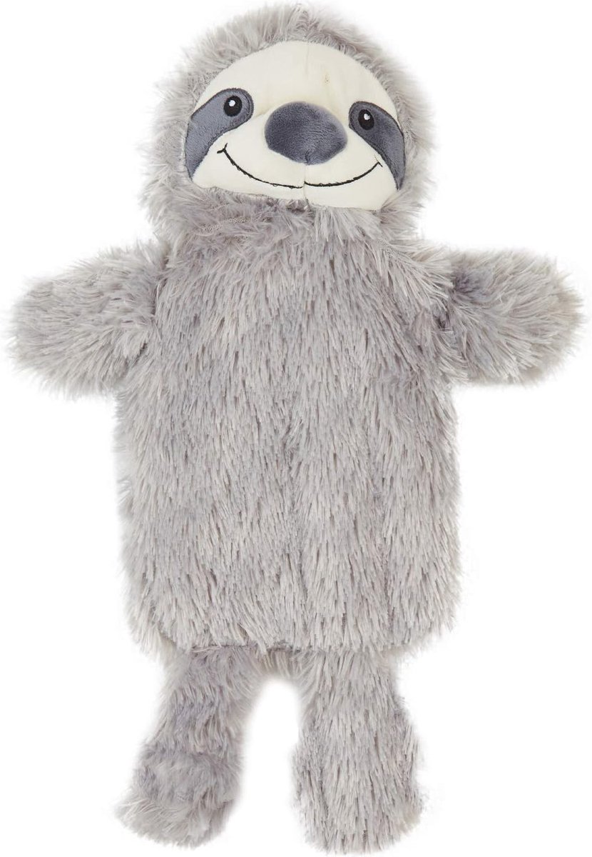 Bol.com Warme Fleece Warmwaterkruik met Dierenhoes - 1 Liter Natuurlijk Rubber aanbieding