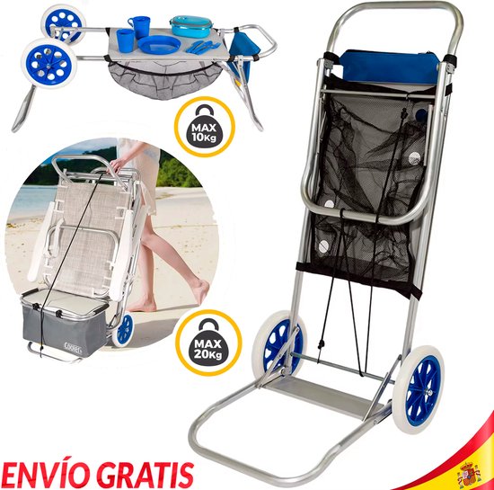 Vostara - Opvouwbaar karretje - Karretje - Max 20KG van Vostara — afbeelding 4