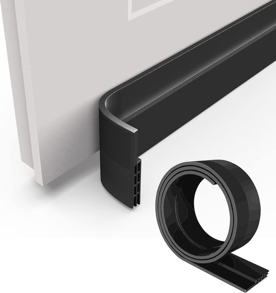 Tochtstrip Voor Deur - 1 Meter Lang - Zelfklevende Silicone